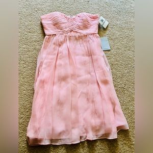 Silk strapless dress by Donna Morgan NWT Size 0P